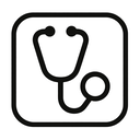 icon_gaming_stethoscope_monochrome icon preview