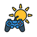 icon_gaming_sun_asymmetrical icon preview