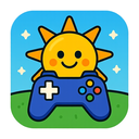 icon_gaming_sun_cartoon icon preview
