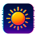 icon_gaming_sun_digital_glitch icon preview