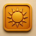 icon_gaming_sun_embossed icon preview