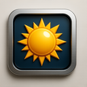icon_gaming_sun_metallic icon preview