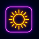 icon_gaming_sun_neon icon preview