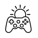 icon_gaming_sun_outline icon preview