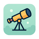 icon_gaming_telescope_flat_pastel icon preview
