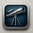icon_gaming_telescope_metallic icon preview