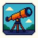 icon_gaming_telescope_pixel_art icon preview
