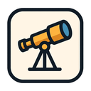 icon_gaming_telescope_rounded icon preview
