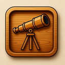 icon_gaming_telescope_wooden icon preview