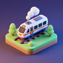 icon_gaming_train_3d_isometric icon preview