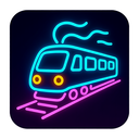 icon_gaming_train_neon icon preview
