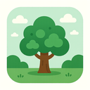 icon_gaming_tree_flat_design icon preview