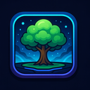 icon_gaming_tree_futuristic icon preview