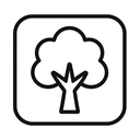 icon_gaming_tree_minimal_outline icon preview