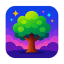 icon_gaming_tree_vibrant_colors icon preview