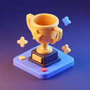 icon_gaming_trophy_3d_isometric icon preview
