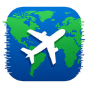 icon_geography_airplane_digital_glitch icon preview