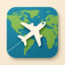 icon_geography_airplane_elegant icon preview