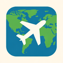 icon_geography_airplane_flat_design icon preview