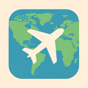 icon_geography_airplane_flat_pastel icon preview