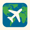 icon_geography_airplane_geometric icon preview