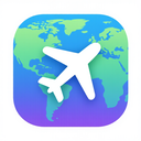 icon_geography_airplane_gradient icon preview