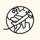icon_geography_airplane_line_art icon preview
