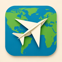 icon_geography_airplane_origami icon preview