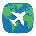 icon_geography_airplane_rounded icon preview