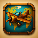 icon_geography_airplane_steampunk icon preview