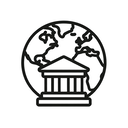 icon_geography_bank_minimal_outline icon preview