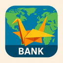 icon_geography_bank_origami icon preview