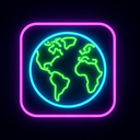 icon_geography_battery_neon icon preview