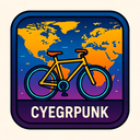 icon_geography_bicycle_cyberpunk icon preview