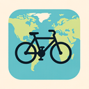 icon_geography_bicycle_flat_pastel icon preview