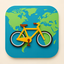 icon_geography_bicycle_origami icon preview