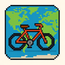 icon_geography_bicycle_pixel_art icon preview