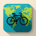 icon_geography_bicycle_shadow_effect icon preview