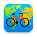 icon_geography_bicycle_vibrant_colors icon preview