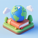 icon_geography_book_3d_isometric icon preview