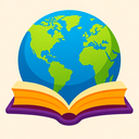 icon_geography_book_vibrant_colors icon preview