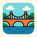 icon_geography_bridge_filled icon preview
