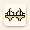 icon_geography_bridge_minimalist icon preview