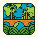 icon_geography_bridge_organic_pattern icon preview