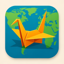 icon_geography_bridge_origami icon preview