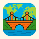 icon_geography_bridge_playful icon preview