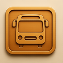 icon_geography_bus_embossed icon preview