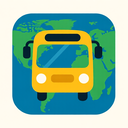 icon_geography_bus_flat_design icon preview