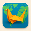 icon_geography_bus_origami icon preview