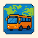 icon_geography_bus_pixel_art icon preview